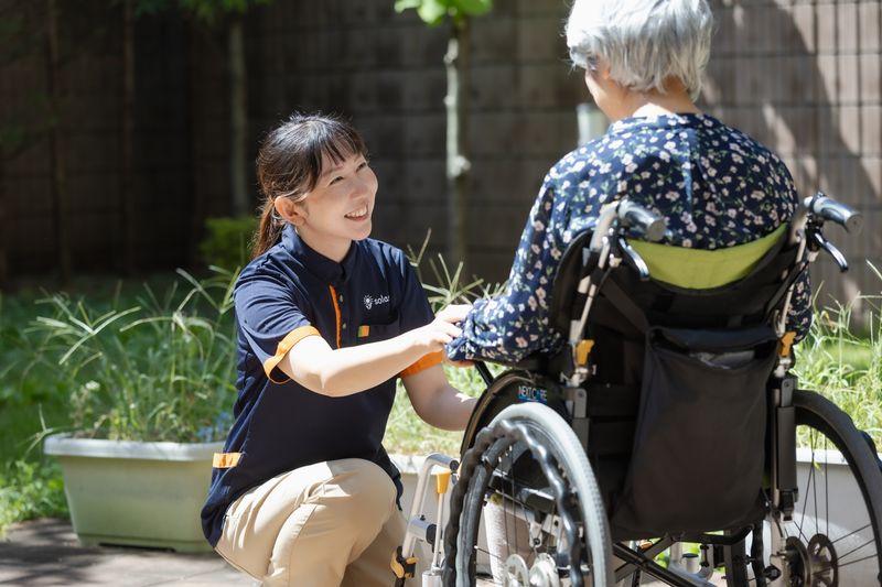 人と人のふれあいと入居者様の笑顔がやりがいです☆