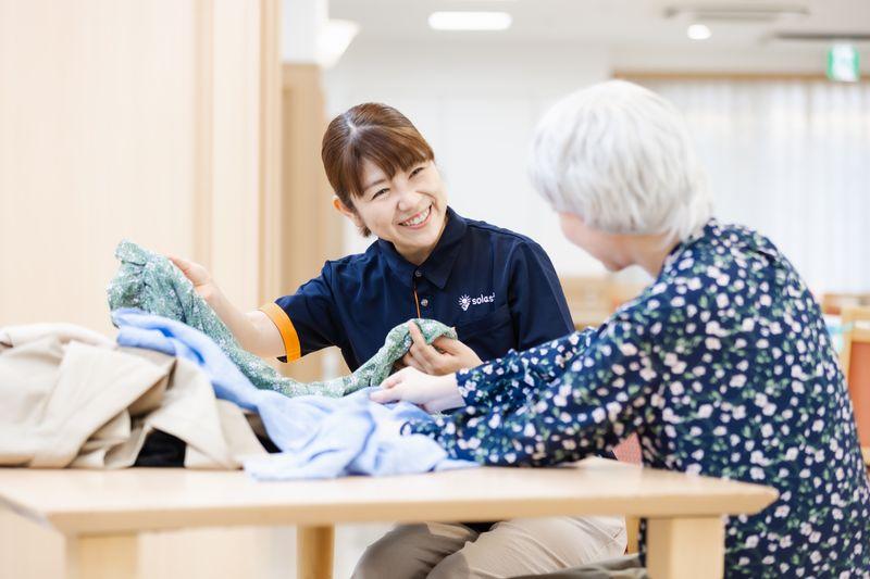 利用者様と一緒に楽しみながらサポート◎