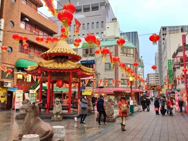 南京町の街並み
