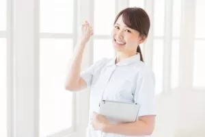 転職に成功した准看護師の女性